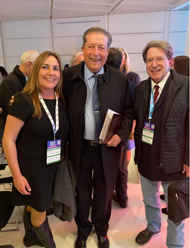 Con Federico Mayor Zaragoza, ex director de la UNESCO